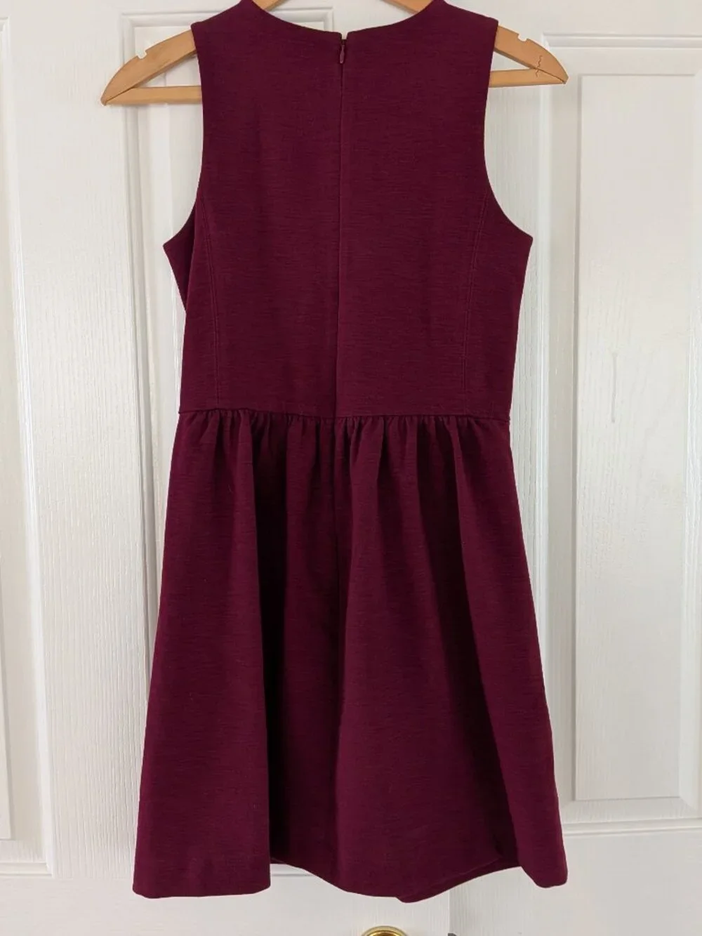 J. Crew Burgundy A Line Dress - Size XS